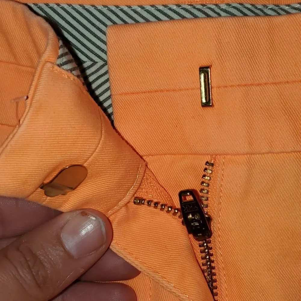 NWT J Crew Neon Orange Shorts
